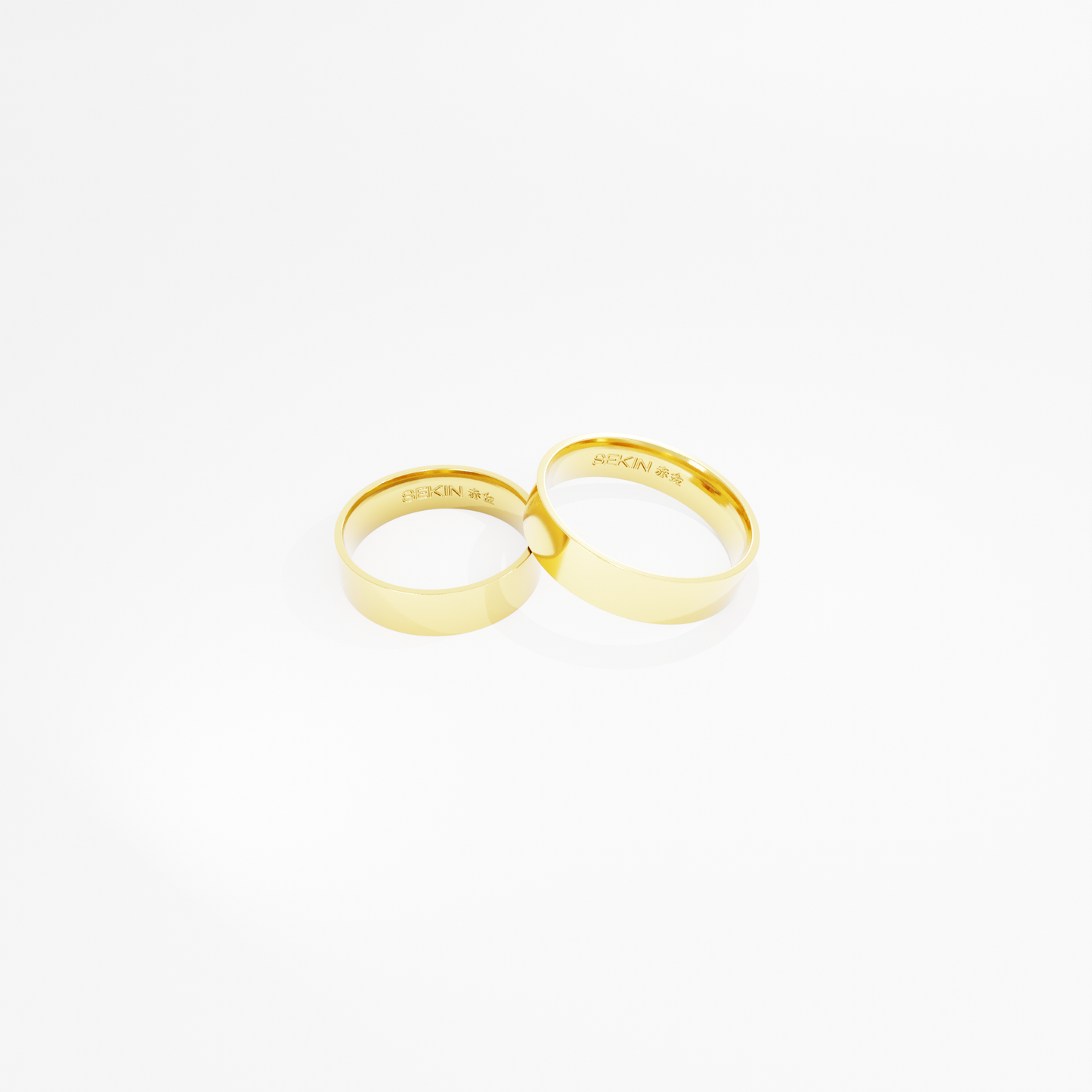Aliança Kobe em Ouro 18K de 5mm