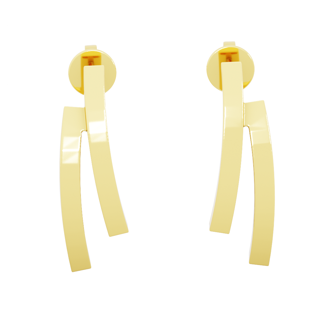 Brinco Tsue em Ouro 18k