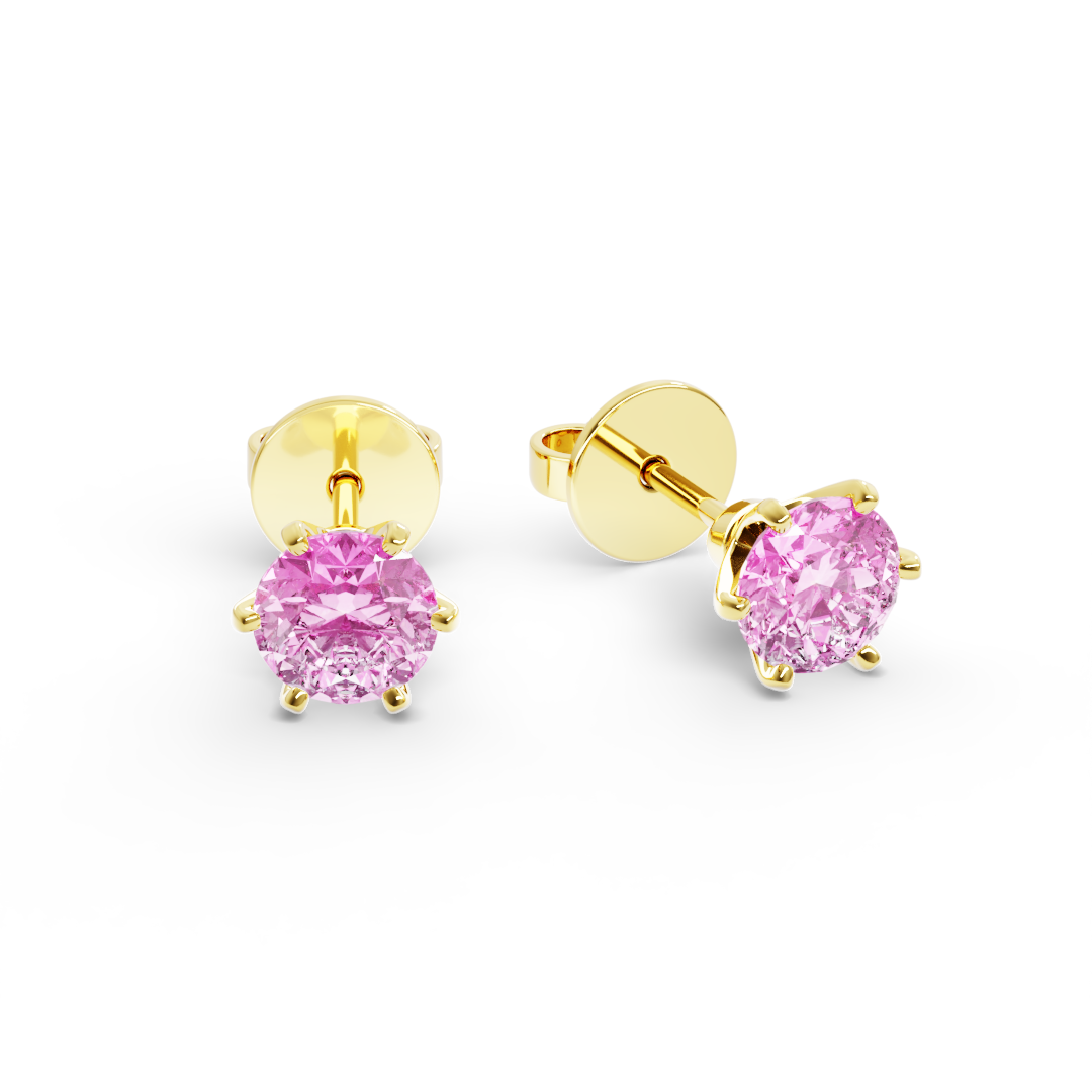 Brinco Piasu Moissanite em Ouro 18k