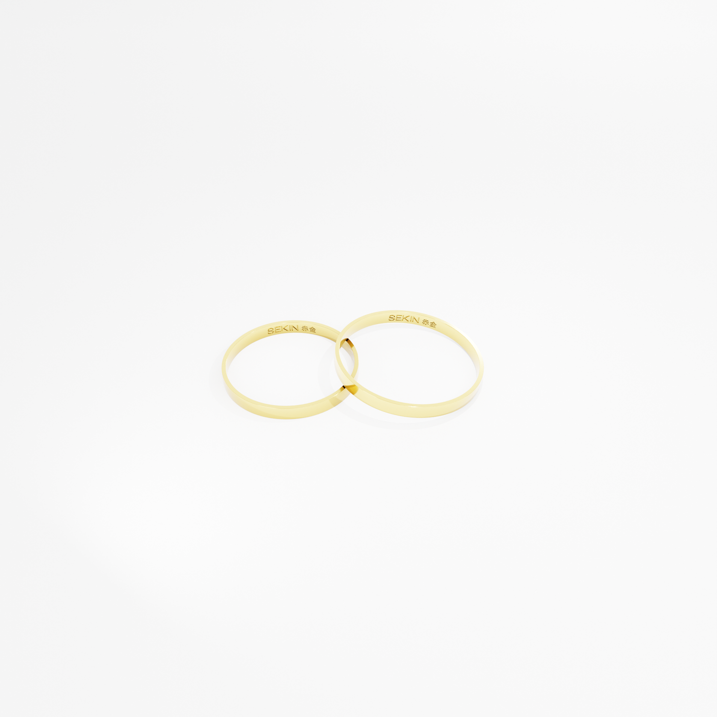 Aliança Nikkō Ouro 18K de 2mm