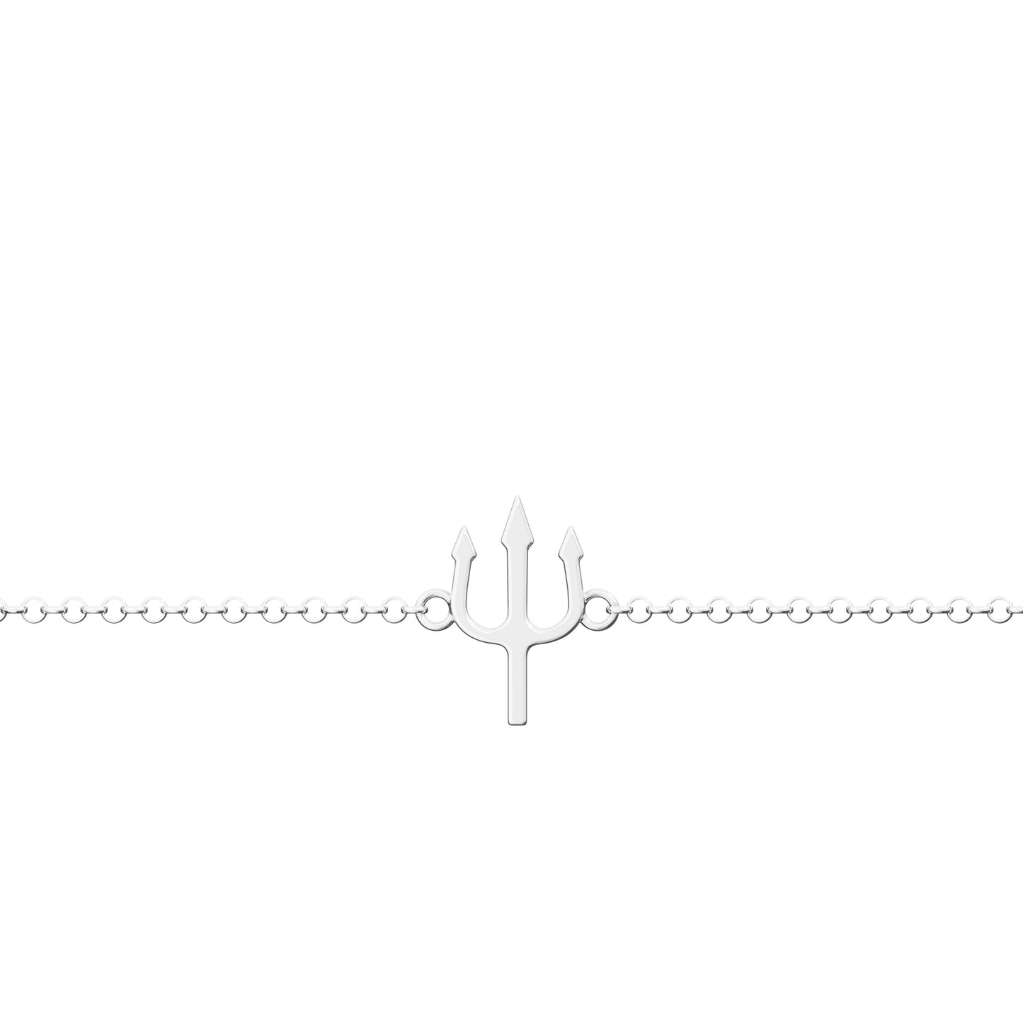 Pulseira Com Pingente Tridente