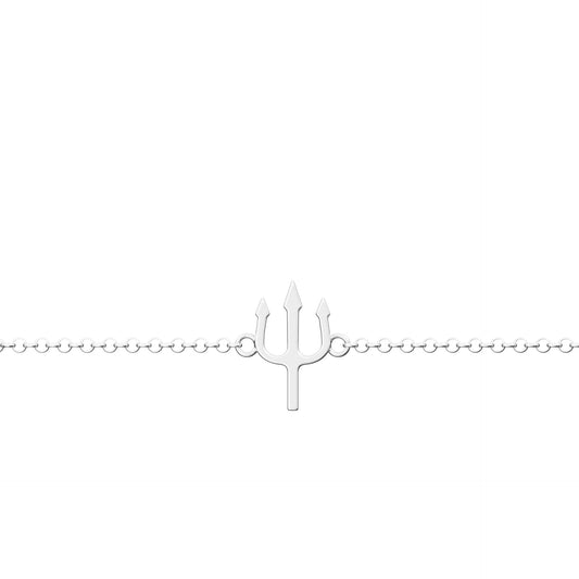 Pulseira Com Pingente Tridente