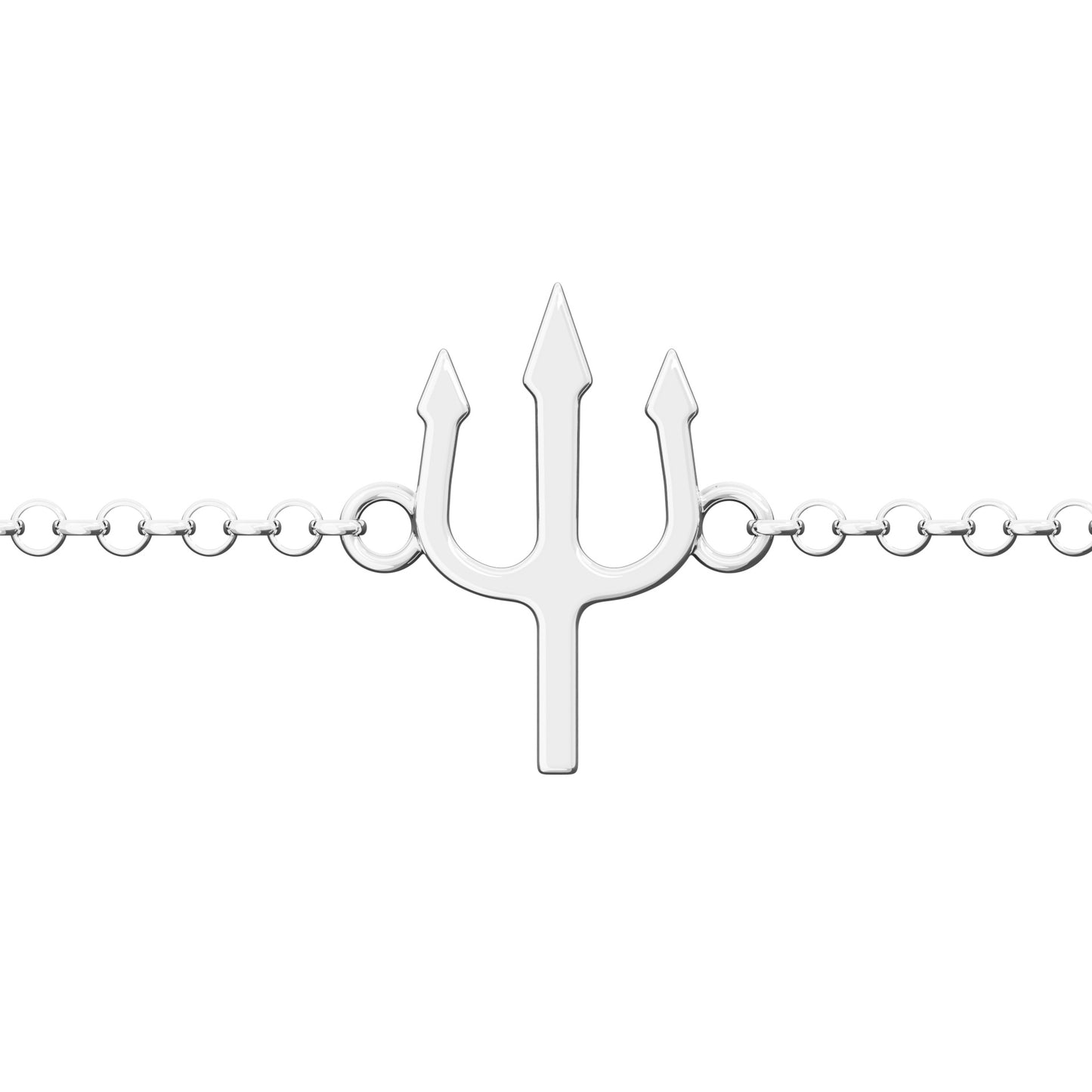Pulseira Com Pingente Tridente