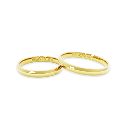 Aliança Shiga em Ouro 18K de 2,5mm
