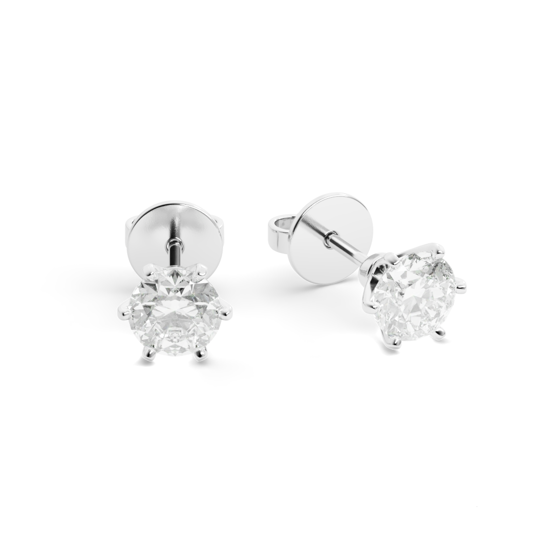 Brinco Piasu Moissanite em Prata 925