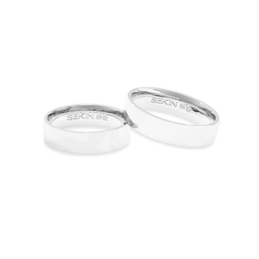Aliança Kobe em Prata 925 de 5mm