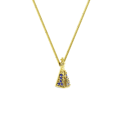 Pingente Mini Ouro 18K Nossa Senhora Aparecida
