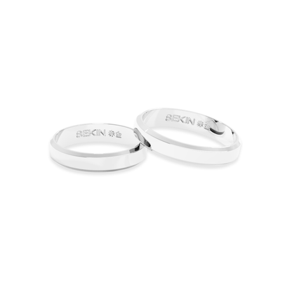 Aliança Osaka em Prata 925 de 4mm