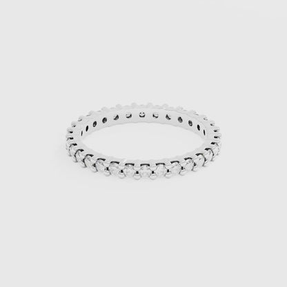 Anel Eien Prata 925 Cravejado