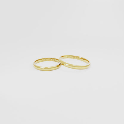 Aliança Shiga em Ouro 18K de 2,5mm