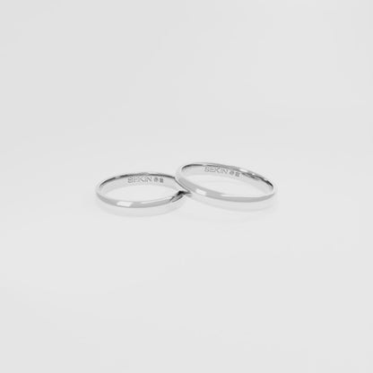 Aliança Otsu em Prata 925 de 3mm